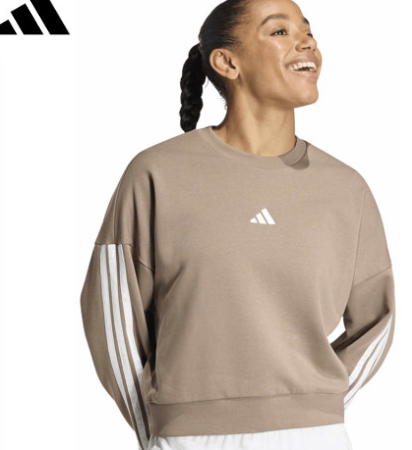 Essentials 3-Stripes French TerryW - felpa - donna